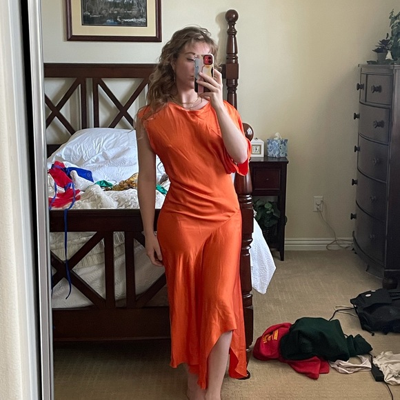 Mugler satin dress - Picture 4 of 8